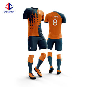 Camiseta de fútbol de manga corta de 100% poliéster ligera sublimada personalizada con logotipo frontal para deportes de equipo Servicio OEM disponible - Product Image 1