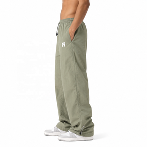 Relaxed Fit Windbreaker men's pants Casual Loose Fit Lightweight Street Fashion Custom Logo OEM Wholesale Supplier USA - Product Image 3