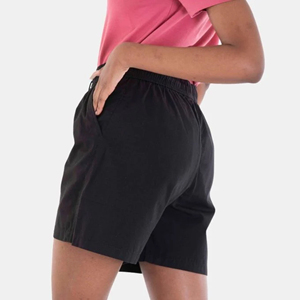 Short de course sportif taille haute pour femmes avec logo personnalisé en gros noir 100% coton avec poches léger style short chaud - Product Image 6