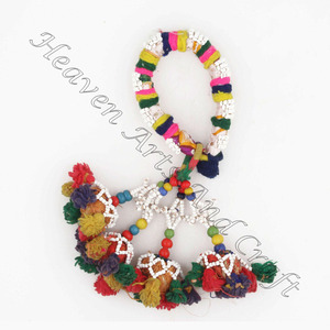 Real Vintage afgano Banjara Kuchi Tribal étnico artesanía con cuentas Boho Gypsy borla auténtico BANJARA tribal brazalete tobillera - Product Image 3