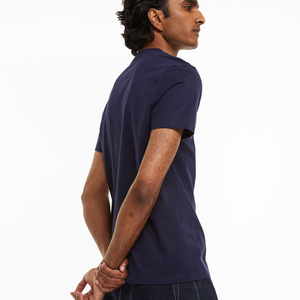 T-shirt uni en coton 100% 180 g/m² à prix avantageux 2026, logo personnalisé, t-shirts pour hommes, manches courtes, été, grande taille, tee-shirt OEM - Product Image 4