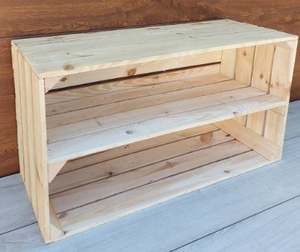 New Hot Selling Latest Design Durable Wooden Creative Decorative <b>Large</b> Plain Wooden Storage Crate Wood Storage Basket Wine <b>Box</b> - Product Image 6