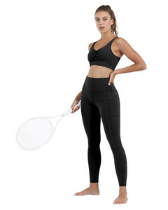 Leggings pour femmes avec impression de logo personnalisé Leggings de yoga longs à la mode Leggings de fitness en coton pour femmes meilleure vente pour femmes - Product Image 2