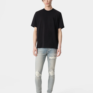 Camiseta de algodón de alta calidad para hombre, Camiseta con estampado personalizado de calavera gráfica, camiseta informal de moda diaria, Camiseta holgada para hombre - Product Image 1