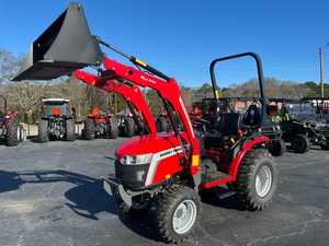Tracteur de jardin Massey Ferguson 1840E avec pelle frontale, 40 CV, chargeur sur roues pour travaux de paysagisme et utilisation agricole - Product Image 1