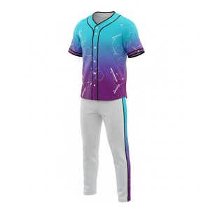 Uniforme de Béisbol Unisex 2026, Sublimación, Malla Ligera, Nombre y Número Personalizables, Opción Completa, Venta al por Mayor, 100% Poliéster Transpirable - Product Image 4
