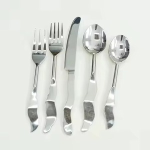 MARVELOUS ! Ensemble de couverts en acier inoxydable avec polissage miroir, écologique et prêt pour les fêtes, pour la cuisine et la salle à manger - Product Image 1
