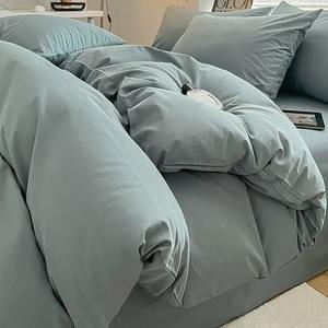 La mejor ropa de cama de Vietnam, sábanas de algodón orgánico, juego de 11 piezas, lujo de alta calidad, transpirable, de origen comercial, sólido - Product Image 3