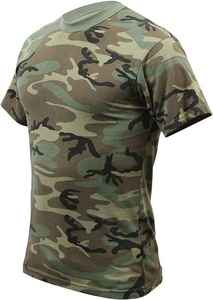Profesional hecho logotipo personalizado tamaño hombres usan precio al por mayor impresión 100% algodón camuflaje hombres camiseta 2024 - Product Image 6