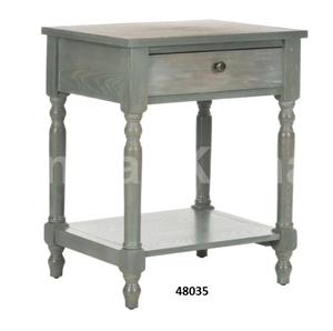 Mesa auxiliar redonda de mármol sólido marrón superior y acero inoxidable negro con pulido a mano para el hogar, sala de estar y oficina - Product Image 5