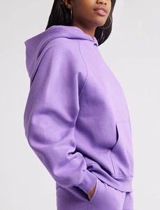 Nouveauté 2025 – Sweat à capuche oversize épais style Hip Hop Streetwear pour femme, à épaules tombantes et manches longues - Product Image 4