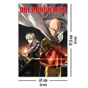 โปสเตอร์อนิเมะวันพั้นช์แมน ดีไซน์ลายการทำลายล้างที่สะดุดตา - Product Image 4