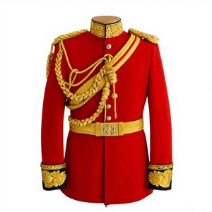 Uniforme Ceremonial Personalizado con Trenzado Decorativo de Seda/Algodón/Poliéster para Bandas de Marcha y Bandas de Metales - Product Image 1