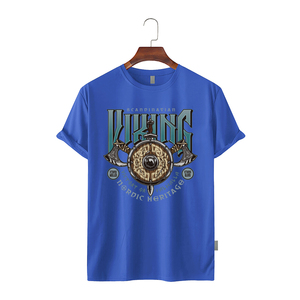 เสื้อยืดลำลองผู้ชายปี 2026 ผ้าฝ้ายพิมพ์ลาย ระบายอากาศได้ดี ไซส์ใหญ่ รับทำโลโก้ด้านหน้า รับผลิตแบบ OEM ผู้จัดจำหน่ายขายส่งจากบังกลาเทศ - Product Image 1