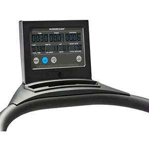 ลู่วิ่งไฟฟ้า Woodway Curve Trainer รุ่นใหม่ ผลิตใหม่ สำหรับการออกกำลังกายแบบคาร์ดิโอ เดิน วิ่ง ฝึกซ้อมในยิม พร้อมฟังก์ชั่นวัดอัตราการเต้นของหัวใจแบบไร้สาย - Product Image 4