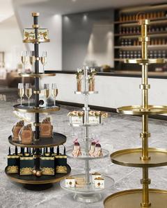 ขาตั้งเค้กโลหะพรีเมียม ผิวขัดเงา ช่วยเพิ่มความโดดเด่นให้กับการจัดวางเค้กในงานต่างๆ และงานเฉลิมฉลอง - Product Image 4