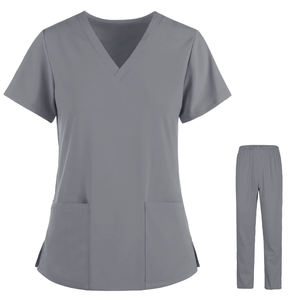 Uniforme de Enfermera para Mujer, Parte Superior de Lona Ecológica, Traje de Trabajo para Hospital, Consultorio Dental y Salón de Belleza, Nuevo de HI - Product Image 6