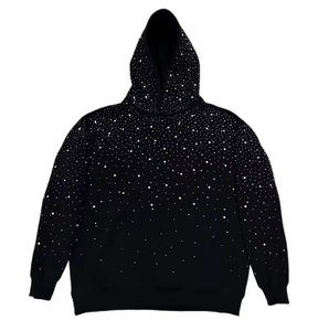 Vente en gros 100% coton Sweat à capuche unisexe délavé au soleil avec strass personnalisé Vintage Streetwear Pull Sweats à capuche délavés au soleil pour hommes - Product Image 6