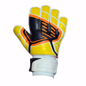 Football Goalkeeper Gloves Full <b>Finger</b> Latex Non-Slip Breathable Adjustable Wrist <b>Strap</b> Goalkeeper Gloves - Product Image 3