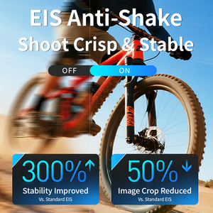 กล้องแอคชั่นพกพา 5K 60FPS ระบบกันสั่น 3 แกน ถ่ายวิดีโอสโลว์โมชั่น ติดตามวัตถุอัจฉริยะ มุมกว้าง 270 องศา พร้อมรีโมทคอนโทรล ไฟ LED ในตัว - Product Image 3