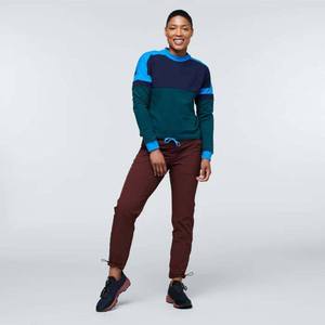 Sweats à capuche et sweat-shirts pour femmes respirants de grande taille du Pakistan hiver Nouvelle arrivée Couleur contrastée Dernière conception Service OEM - Product Image 2