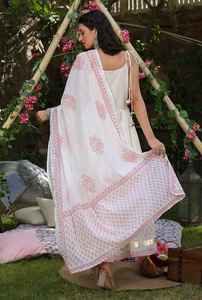 Trajes de Anarkali impresos de nuevo diseñador Ropa india y pakistaní Ropa de Pakistán de 3 piezas Productos indios a un precio asequible - Product Image 3