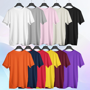 Proveedor de Bangladesh Camisetas personalizadas para hombres Single Jersey 180 GSM Cantidad a granel DTG Imprimir cuello redondo Manga corta Streetwear Look - Product Image 5