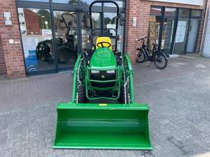 Affordable 1025R Johnn Deer <b>Lawn</b> <b>Mower</b> Tractor With Bucket Backhoe Loader / Backhoe Loader Construction Mini 4x4 Backhoe Loader - Product Image 3