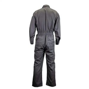Traje de Trabajo de Seguridad Ignífugo y Transpirable de Algodón Gris con Certificación CE, Ribete Reflectante, Venta al por Mayor de Fábrica OEM, Protección - Product Image 2