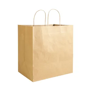 Shopper Promozionali Ecologici in Carta Riciclata con Soffietto - Product Image 1