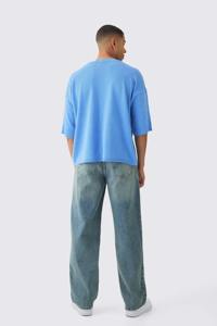 220 GSM เสื้อยืดผ้าฝ้าย100% ขนาดใหญ่โอเวอร์ไซส์พร้อมโลโก้แบบกำหนดเองพิมพ์ลายดิจิตอลระบายอากาศได้ดี - Product Image 3