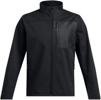 Veste Softshell Casual d'Hiver pour Homme Boomletcorp, Imperméable, Réversible, Coupe-Vent, Coupe Ajustée, en Noir, Col à Capuche, Tissu en Toile