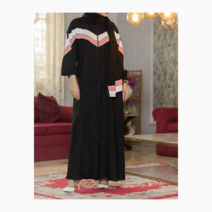 Wholesale Modest Islamic Clothing Luxury Dubai Abaya Turkey <b>Dress</b> Thick Coat <b>for</b> <b>Women</b> <b>Muslim</b> Sparkly Pleated Open Winter Abaya - Product Image 4