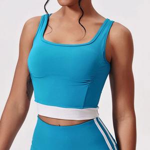 Top Deportivo de Yoga sin Mangas, Transpirable y Personalizado, para Mujer, Top Corto para Fitness, Running, Ejercicio, Ropa Deportiva - Product Image 1