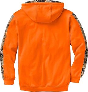 Vente en gros de sweats à capuche personnalisés tendance pour hommes, de haute qualité, streetwear d'hiver, couleur unie, broderie, classiques 2024 - Product Image 2