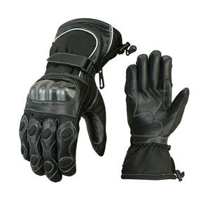 Guantes de Carreras de Cuero Vacuno al Mejor Precio, Directo de Fábrica, Transpirables, Resistentes al Viento, con Función de Pantalla Táctil, para Deportes al Aire Libre - Product Image 1