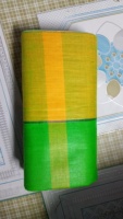 Nuevo Sarong Lungi de Algodón para Exportación, Unisex para Adultos, Prenda Tradicional con Diseño Personalizado, Patrón de Tejido de Colores, Cosido en Bangladesh