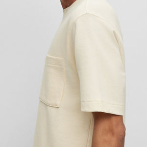 เสื้อยืดผู้ชายผ้าคอตตอน100% พิมพ์ลายโลโก้ตามสั่ง180-280gsm เปล่าติดป้ายยี่ห้อของคุณเอง - Product Image 4