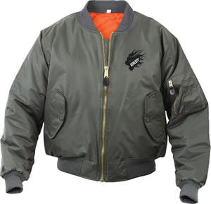 Veste d'hiver confortable personnalisée pour hommes fermeture éclair coupe-vent sports d'automne avec broderie LARGO veste cargo - Product Image 2