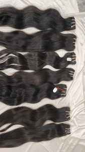 Paquets de cheveux indiens bruts, prix de gros, cheveux humains indiens non traités, vendeur d'extensions de cheveux vierges non traités à cuticule alignée - Product Image 2