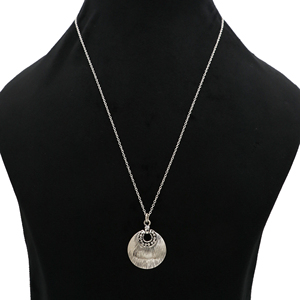 DISEÑOS MÁS INCREÍBLES TEXTURA ÚNICA COLLAR PLATA DE LEY 925 LISA DISPONIBLE EN TIENDAS VIRTUALES - Product Image 3