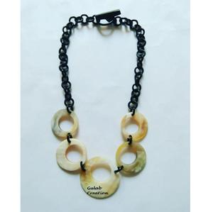 Hecho a mano Durable Cuerno de búfalo Forma geométrica Colgante Collar Cuerno natural Encantos Moderno Ligero Ecológico Moda - Product Image 2