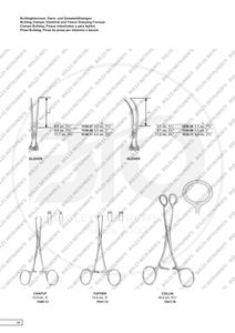 Nouvelle pince de préhension intestinale et tissulaire WILLET-MARTAL professionnelle de haute qualité dents 16 cm pince de maintien en acier inoxydable - Product Image 3