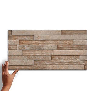 Diseño de piedra 30x60 Azulejos de revestimiento de pared de porcelana Ladrillo refractario con aislamiento térmico para baño y uso en centros comerciales 800X800mm - Product Image 3