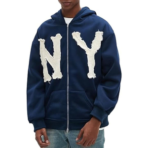 Sudadera con Capucha para Hombre, Estilo Lavado Ácido, Diseño Personalizado 2025, Moda Urbana Premium, Ropa Deportiva, Talla Grande, Fabricante OEM, 100% Algodón, Invierno - Product Image 1