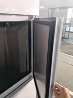 Réfrigérateur vertical commercial à 4 portes en acier inoxydable, congélateur vertical, armoire réfrigérée pour restaurant