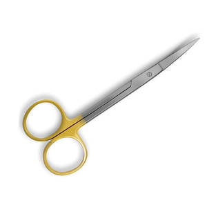 Ciseaux chirurgicaux à usage unique de bonne qualité/Ciseaux chirurgicaux droits et incurvés de nouvelle conception à bas prix - Product Image 2