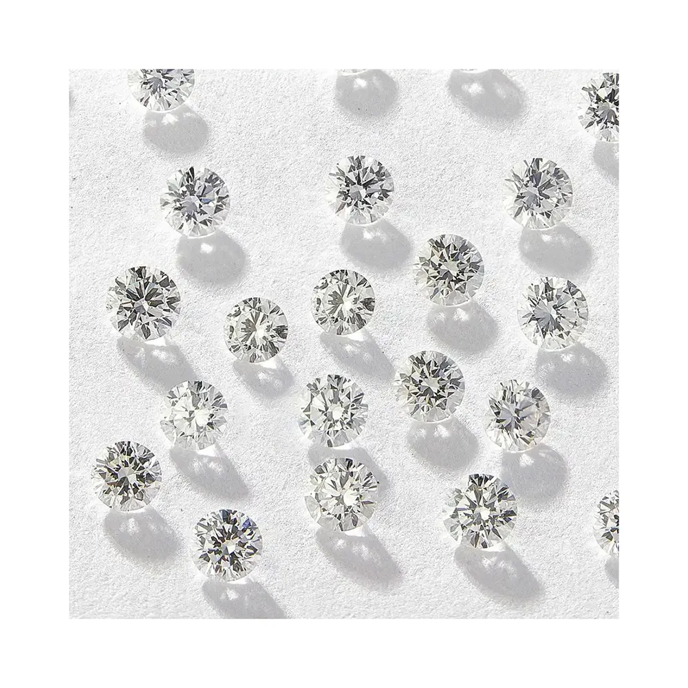 3MM Natural Melee Round Brilliant Cut DEF White Loose Diamonds Available At Affordable Price