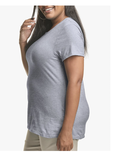 Private Label Custom Logo Women Plus Size Short Sleeve Crew <b>Neck</b> Tee Bangladesh Factory Wholesale New Arrival Cotton Tops - Product Image 3