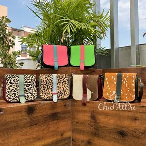 Nouveau 2025 à la mode cerf imprimé Animal en cuir recyclé grande capacité sacs à bandoulière écologique mode bandoulière sac à main pour les femmes - Product Image 1